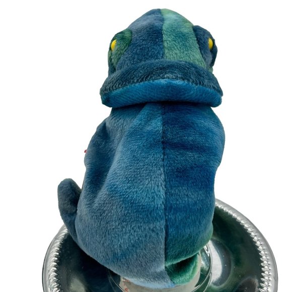 HTF RARE Ty Beanie Baby Rainbow Chameleon MINT 1997 w/ PE pellets & tag error - Picture 3 of 12